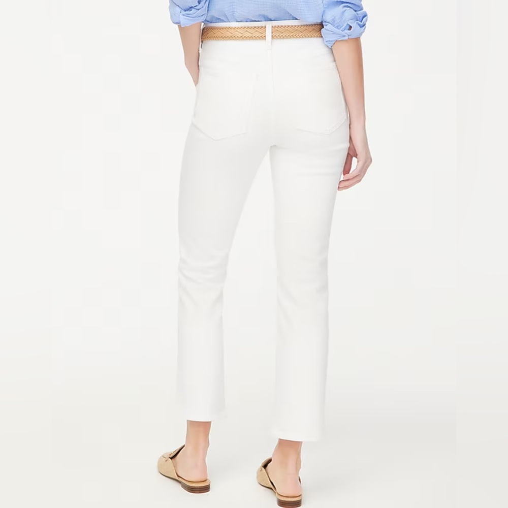 J Crew Essential Straight White Denim Jeans women’s Size 28